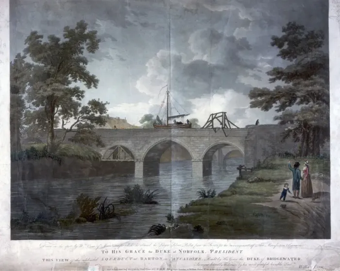 Framed Print : Aqueduct Over Irwell Framed Print : Aqueduct Over Irwell