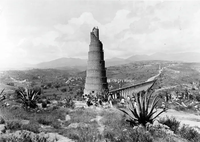 Framed Print : Aqueduct Of Los Ahemedios Near Mexico City, Mexico