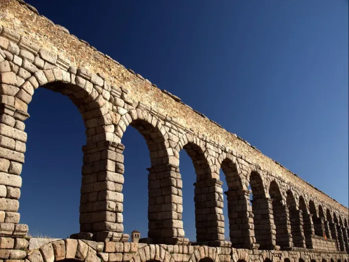Framed Print : Aqueduct of Segovia, Spain