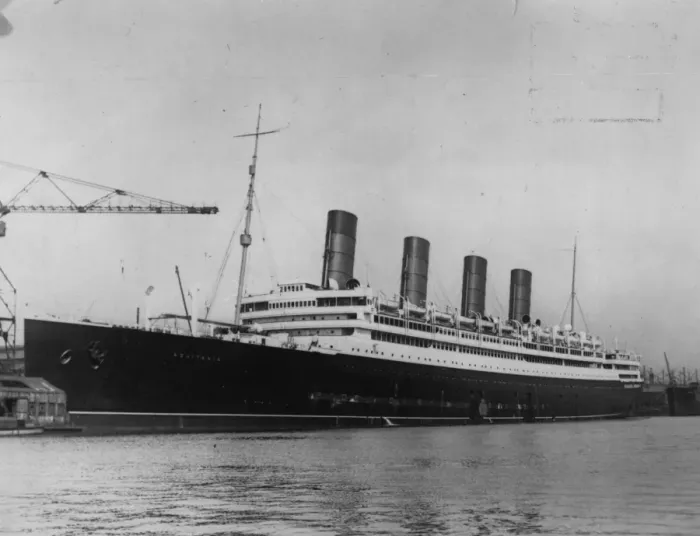 Framed Print : The Aquitania Framed Print : The Aquitania