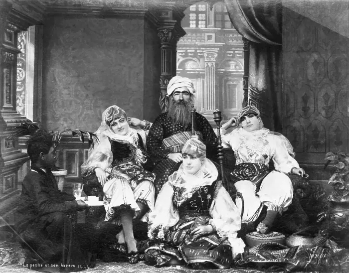Framed Print : Arabi Pasha and His Harem In Egypt Framed Print : Arabi Pasha and His Harem In Egypt