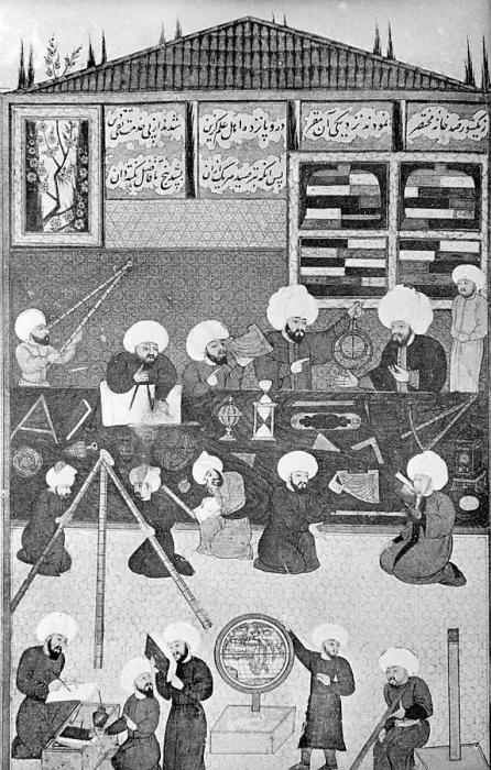 Framed Print : Arabian Astronomers @ Work; Illustration Framed Print : Arabian Astronomers @ Work; Illustration