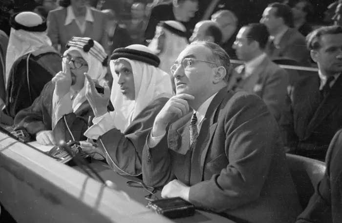 Framed Print : Arabian Delegates