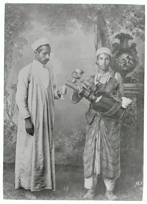 Framed Print : Arabian Lemonade Vendor Serving Customer Framed Print : Arabian Lemonade Vendor Serving Customer