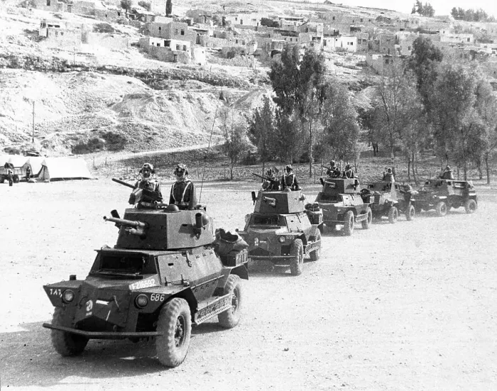 Framed Print : Arab's Legion's Armor on the Move Framed Print : Arab's Legion's Armor on the Move