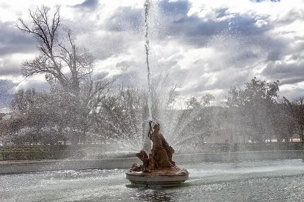 Aranjuez. Fountain of Ceres in the Parterre Garden in Aranjuez, Madrid, Spain, Europe 2016