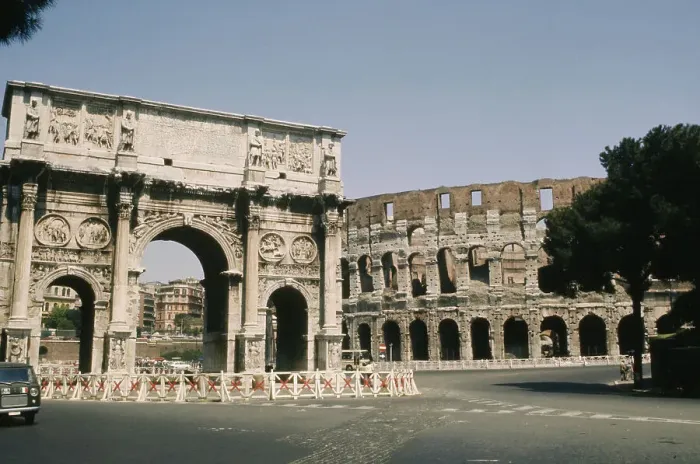 Framed Print : Arch Of Constantine And Colosseum Framed Print : Arch Of Constantine And Colosseum