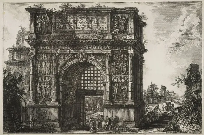 Framed Print : Arch of Trajan in Beneventum in the Kingdom of Naples, 1778, Italy, Historical, digitally restored reproduction from a 19th century original Framed Print : Arch of Trajan in Beneventum in the Kingdom of Naples, 1778, Italy, Historical, digitally restored reproduction from a 19th century original