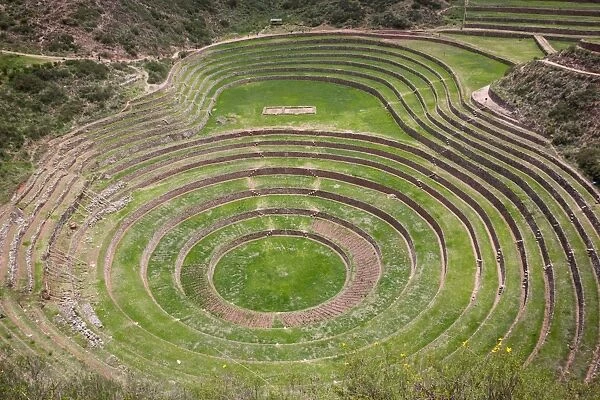 Archaeological ruins of Moray near of Cusco