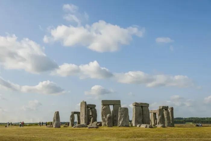Framed Print : Archaeological ruins of Stonehenge Framed Print : Archaeological ruins of Stonehenge