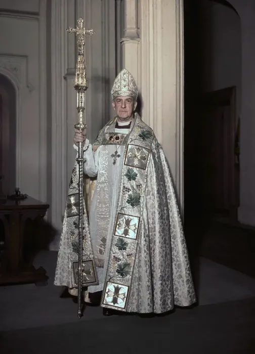 Framed Print : Archbishop in Ceremonial Robes