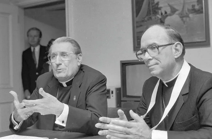 Framed Print : Archbishop John Joseph O'Connor and Joseph Cardinal Bernardin Framed Print : Archbishop John Joseph O'Connor and Joseph Cardinal Bernardin