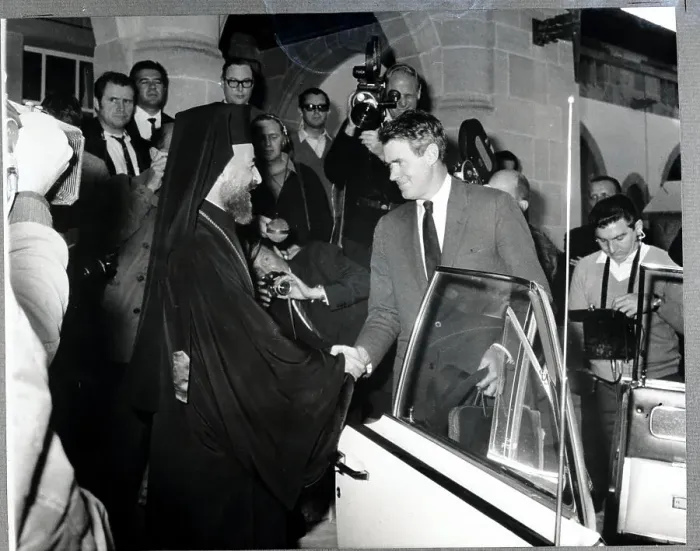 Framed Print : Archbishop Makarios and Cyrus Vance Framed Print : Archbishop Makarios and Cyrus Vance