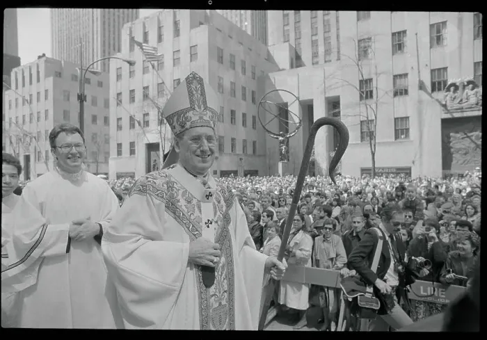 Framed Print : Archbishop O'Connor Observing Easter Parade Framed Print : Archbishop O'Connor Observing Easter Parade