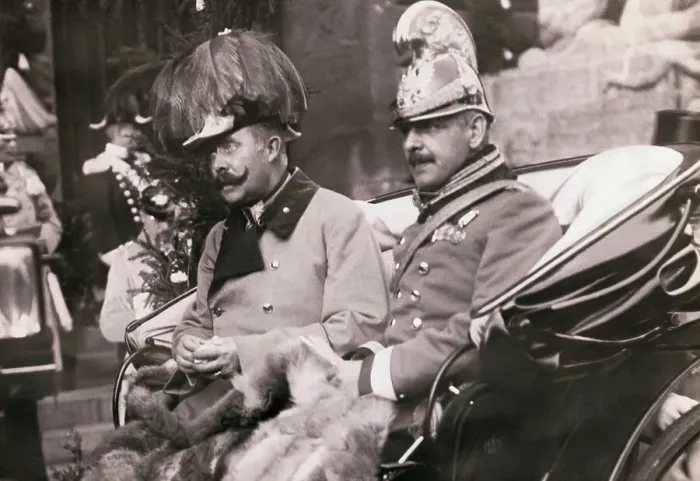 Framed Print : Archduke Franz Ferdinand Riding in Carriage Framed Print : Archduke Franz Ferdinand Riding in Carriage