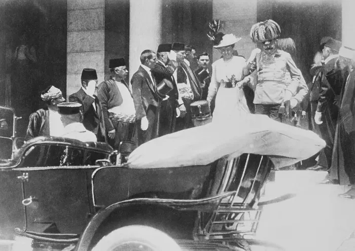 Framed Print : Archduke Franz Ferdinand and Sophie Leaving Sarajevo Senate Framed Print : Archduke Franz Ferdinand and Sophie Leaving Sarajevo Senate