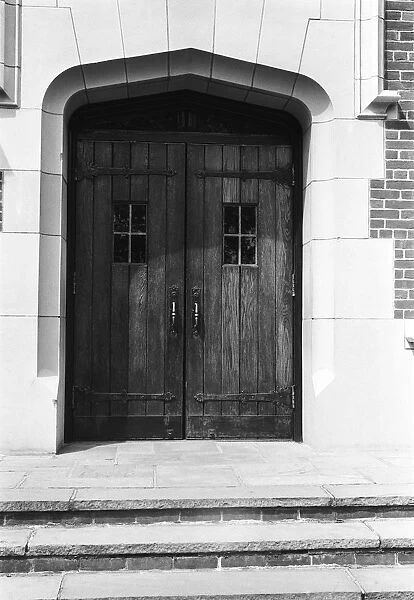 Arched doorway and steps