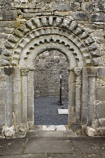 arched entrance to dysert o dea church and monastery