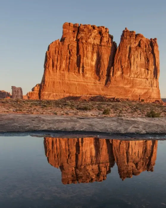 Framed Print : Arches National Park, Courthouse Towers Framed Print : Arches National Park, Courthouse Towers