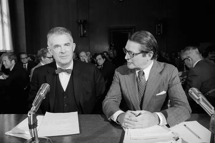 Framed Print : Archibald Cox Being Introduced in Senate Hearing Framed Print : Archibald Cox Being Introduced in Senate Hearing
