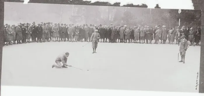 Framed Print : Archie Compston and Abe Mitchell During Golf Game Framed Print : Archie Compston and Abe Mitchell During Golf Game