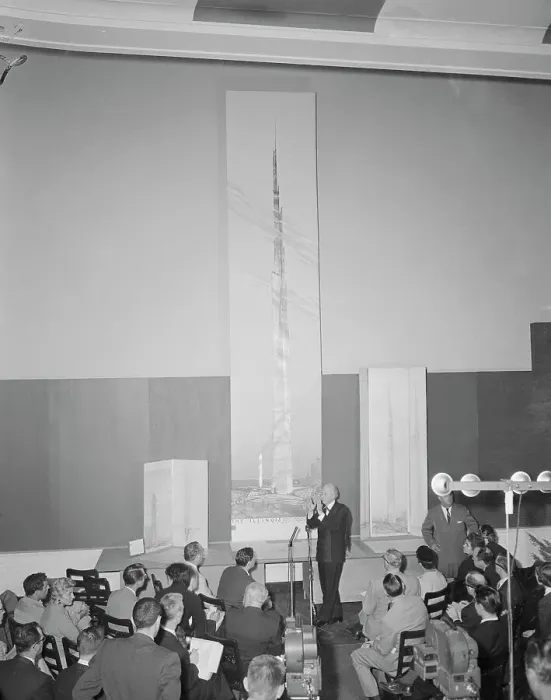 Framed Print : Architect Frank Lloyd Wright Speaking at Press Conference Framed Print : Architect Frank Lloyd Wright Speaking at Press Conference