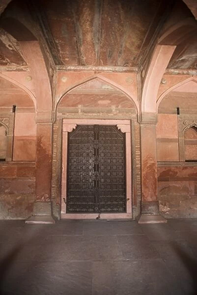 Architectural detail of Agra Fort, Agra, Uttar Pradesh, India