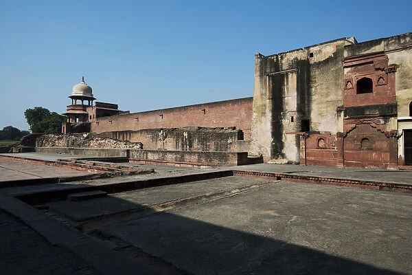 Architectural detail of Agra Fort, Agra, Uttar Pradesh, India