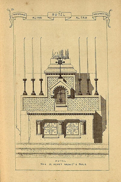 Architectural baluster, History of architecture, decoration and design, art, French, Victorian, 19th Century