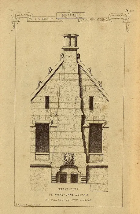Framed Print : Architectural Chimney, History of architecture, decoration and design, art, French, Victorian, 19th Century Framed Print : Architectural Chimney, History of architecture, decoration and design, art, French, Victorian, 19th Century