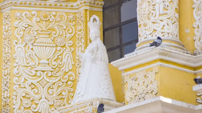 Framed Print : Architectural close up of Colonial church of Nuestra SeAnora de la Merced, Antigua, Guatemala Framed Print : Architectural close up of Colonial church of Nuestra SeAnora de la Merced, Antigua, Guatemala