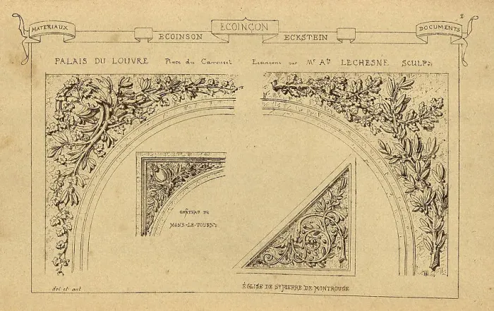 Framed Print : Architectural cornerstone, Ecoincon, Oak leaf, branch, History of architecture, decoration and design, art, French, Victorian, 19th Century Framed Print : Architectural cornerstone, Ecoincon, Oak leaf, branch, History of architecture, decoration and design, art, French, Victorian, 19th Century