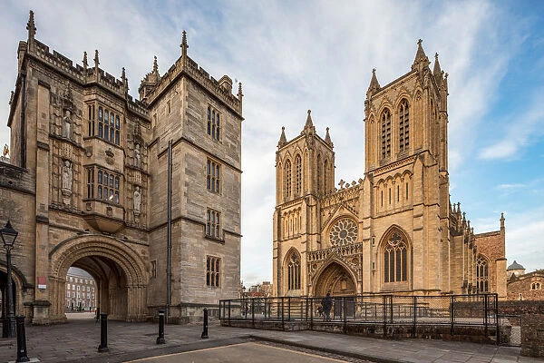 Architectural view of Bristol Cathedral