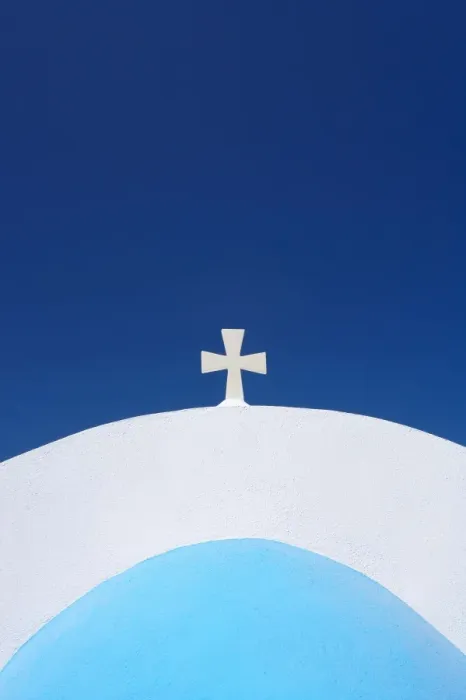 Framed Print : architecture, building, chapel, church, close up, close-up, copy space, cross, day