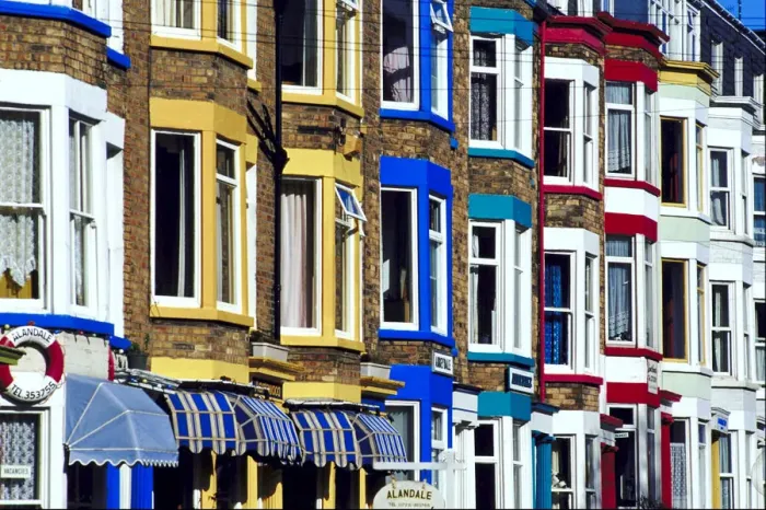 Framed Print : architecture, colorful, day, england, europe, exterior, houses, individualistic, nobody Framed Print : architecture, colorful, day, england, europe, exterior, houses, individualistic, nobody