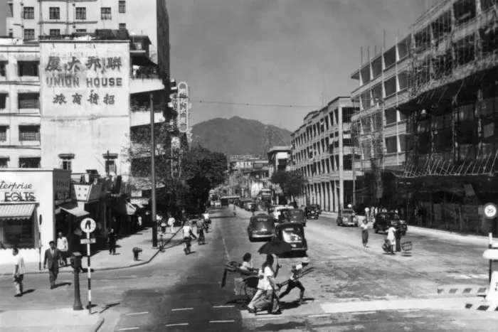 Framed Print : archival, asia, asian, black & white, buildings, c, china, culture, historical, hong kong Framed Print : archival, asia, asian, black & white, buildings, c, china, culture, historical, hong kong