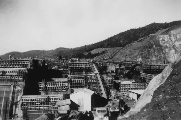 Framed Print : archival, black & white, buildings, c, city, cityscape, copy space, high angle view