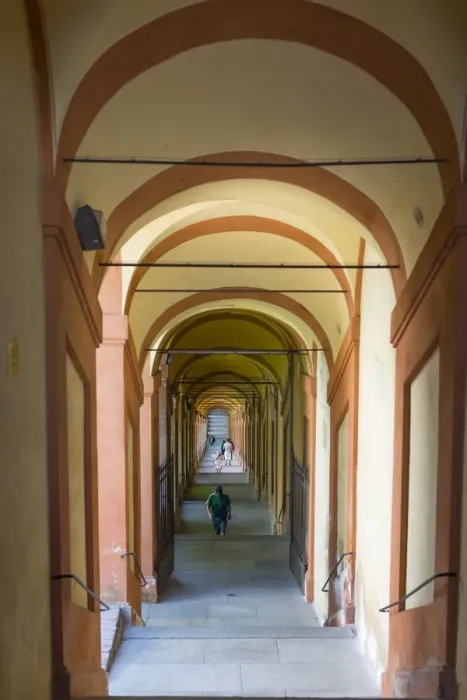 Framed Print : Archway. San Luca arcades in Bologna, Italy Framed Print : Archway. San Luca arcades in Bologna, Italy