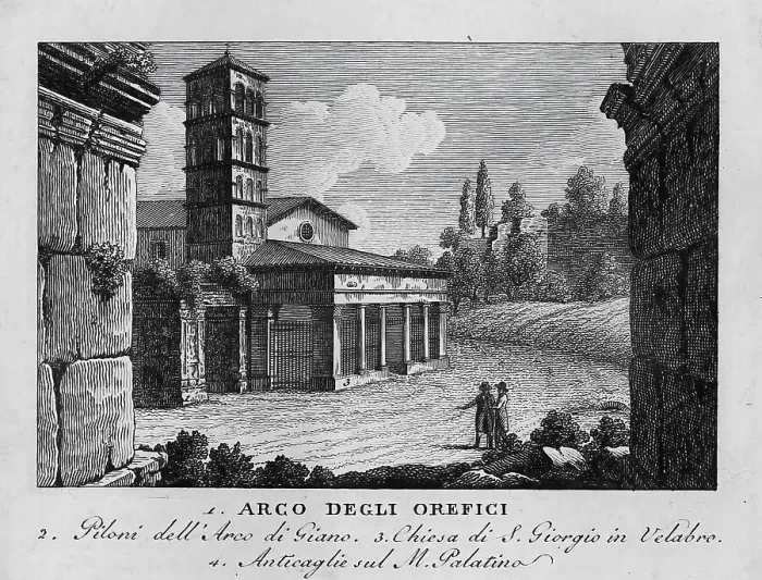 Framed Print : Arco degli orefici, Rome, Italy, digitally restored reproduction from Vedute principali e piu interessanti di Roma by Giovanni Battista, 1799 Framed Print : Arco degli orefici, Rome, Italy, digitally restored reproduction from Vedute principali e piu interessanti di Roma by Giovanni Battista, 1799