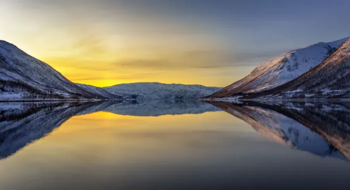 Framed Print : Arctic Sunset over Kvaloya Framed Print : Arctic Sunset over Kvaloya