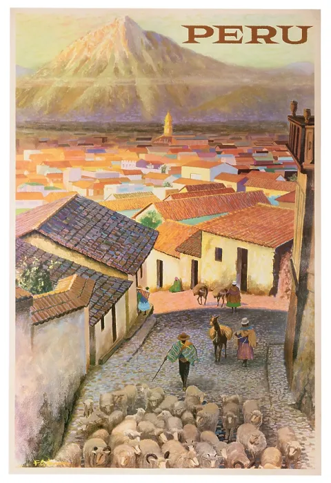 Framed Print : Arequipa Shepards Poster Framed Print : Arequipa Shepards Poster
