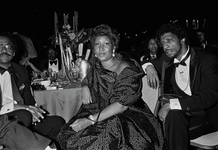 Framed Print : Aretha Franklin at Fundraising Event, 1982 Framed Print : Aretha Franklin at Fundraising Event, 1982