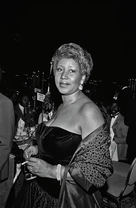 Framed Print : Aretha Franklin at Fundraising Event, 1982 Framed Print : Aretha Franklin at Fundraising Event, 1982