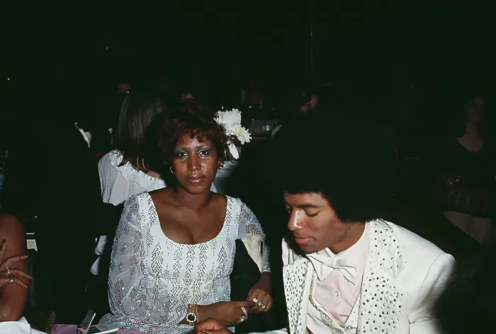Framed Print : Aretha Franklin and Michael Jackson at the 19th Annual Grammy Awards Framed Print : Aretha Franklin and Michael Jackson at the 19th Annual Grammy Awards