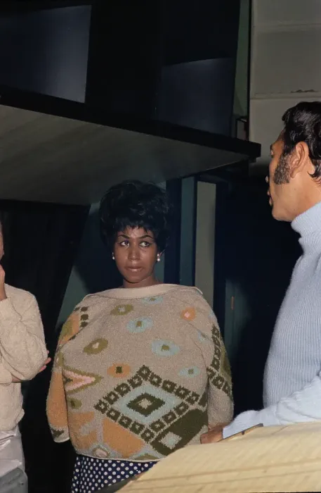 Framed Print : Aretha Franklin In The Studio Framed Print : Aretha Franklin In The Studio