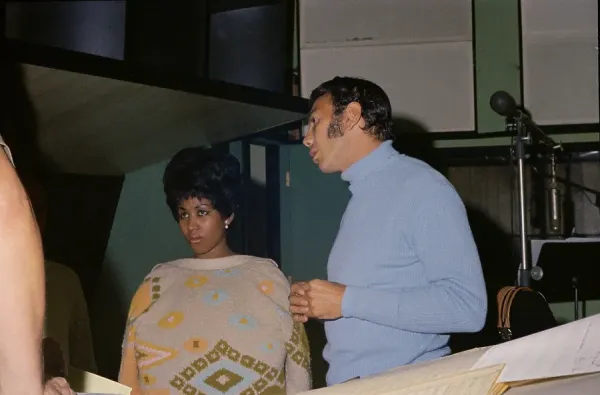 Aretha Franklin In The Studio Print, 1968. Art Prints, Posters