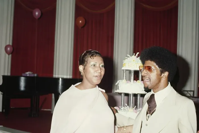 Framed Print : Aretha Franklin's 35th Birthday Party Framed Print : Aretha Franklin's 35th Birthday Party
