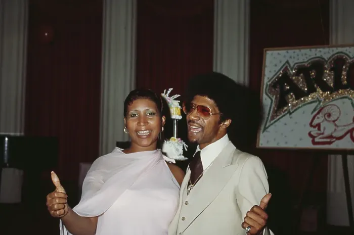 Framed Print : Aretha Franklin's 35th Birthday Party Framed Print : Aretha Franklin's 35th Birthday Party