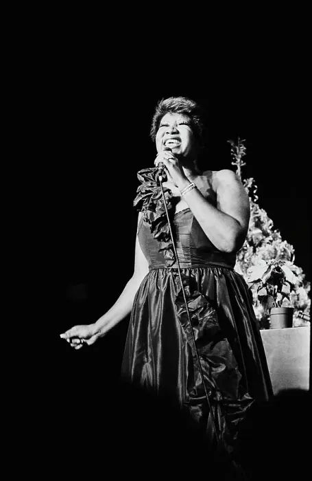 Framed Print : Aretha On Stage Framed Print : Aretha On Stage