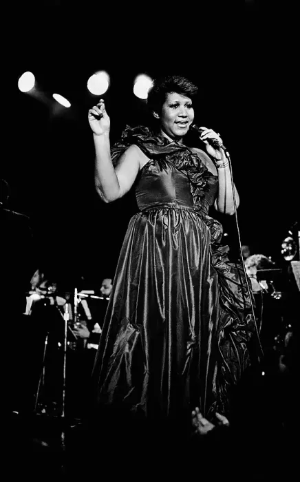 Framed Print : Aretha On Stage Framed Print : Aretha On Stage